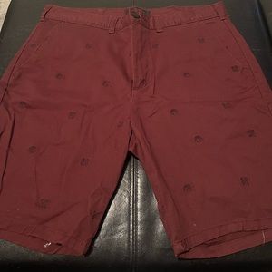 Mens maroon shorts